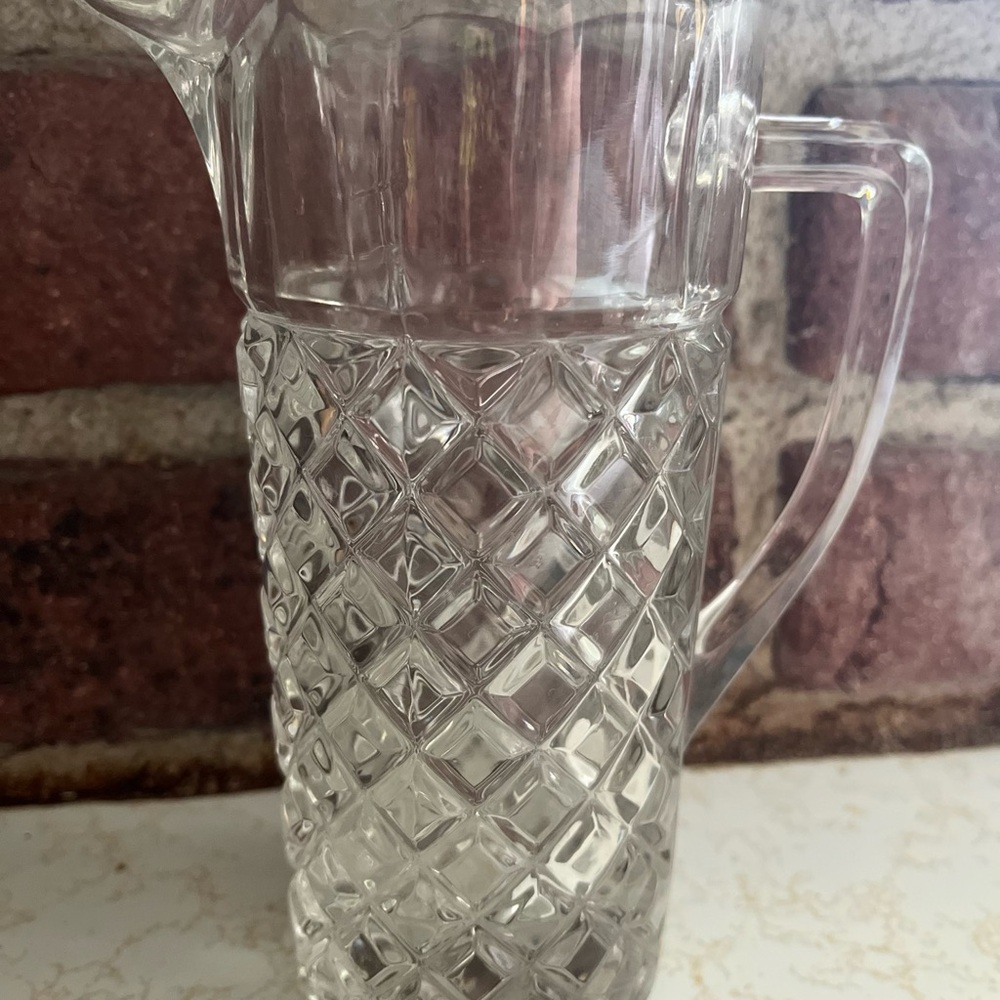 GLASS PITCHER